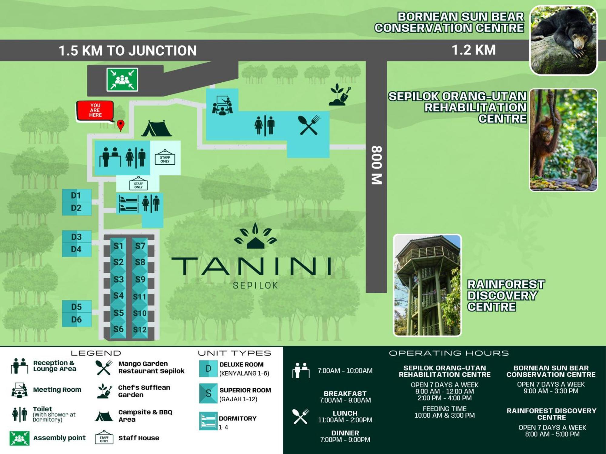 Tanini Sepilok Formerly Known As Nature Lodge Sepilok Ngoại thất bức ảnh